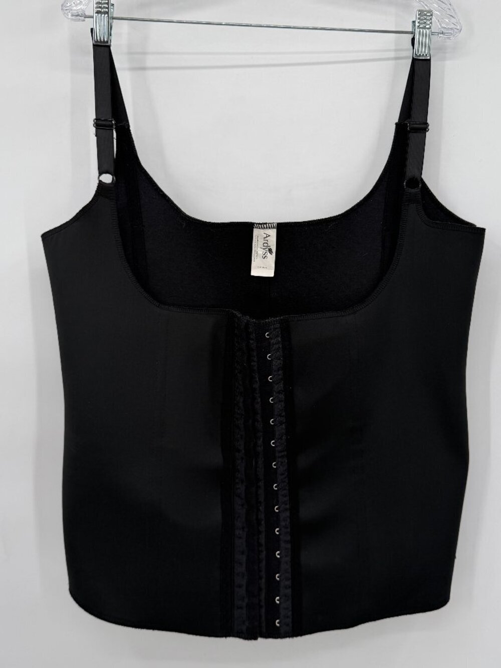 Ardyss Women’s Waist Trainer Shapewear Corset Tank Black Adjustable Straps
